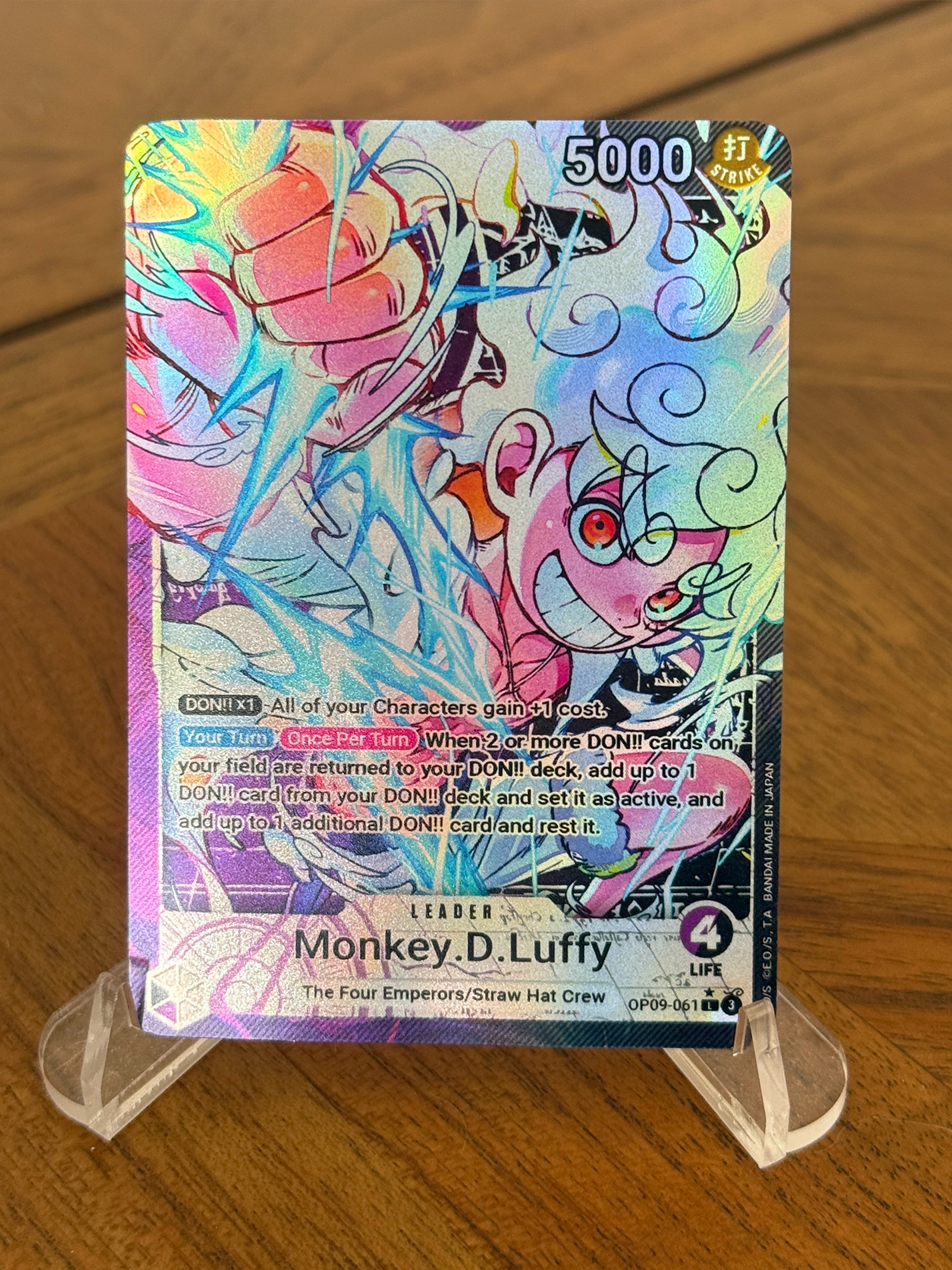 OP09 Custom BP Luffy Leader Card OPTCG