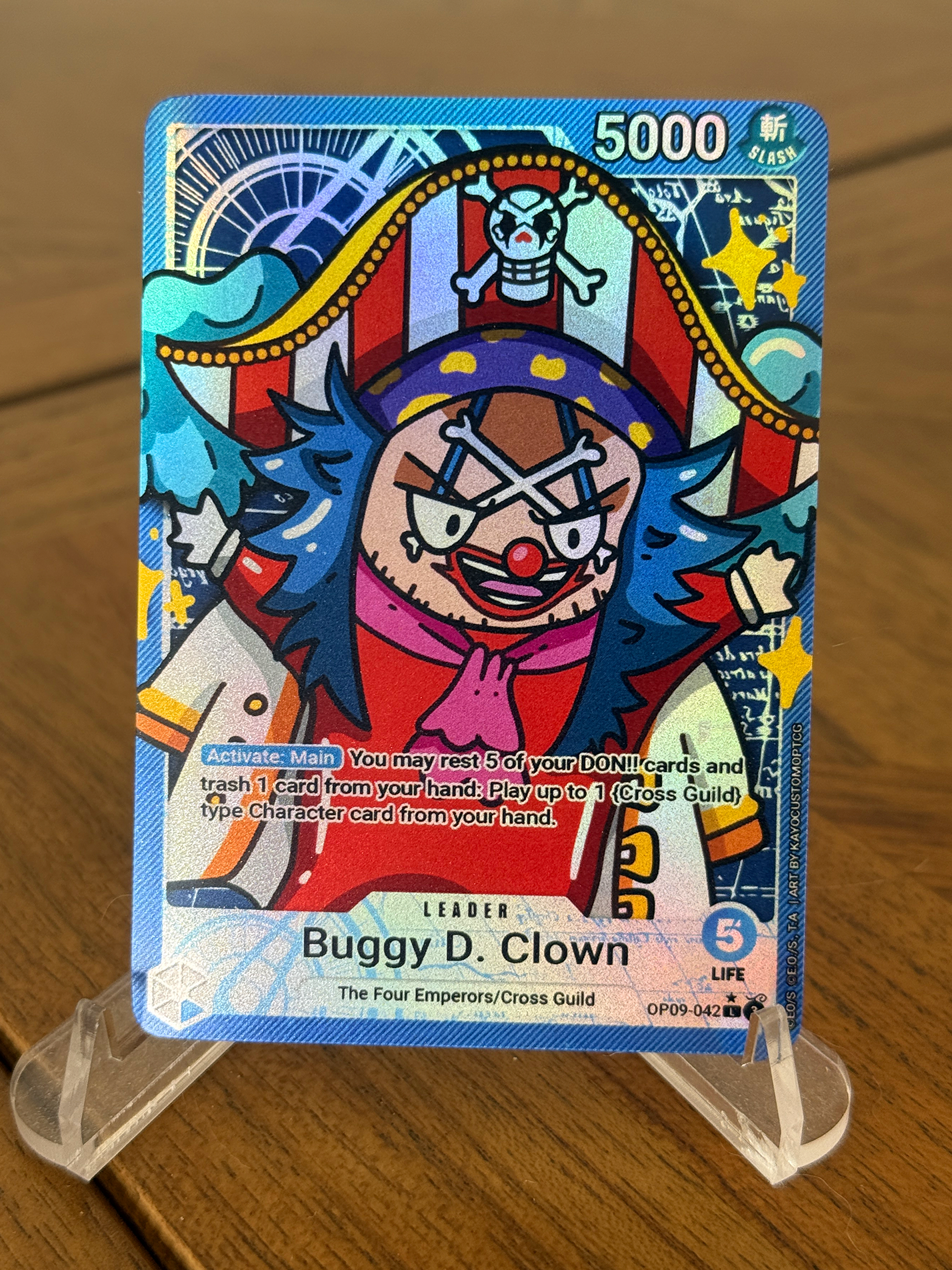 OP09 Custom Buggy Leader Card KayoOPTCG