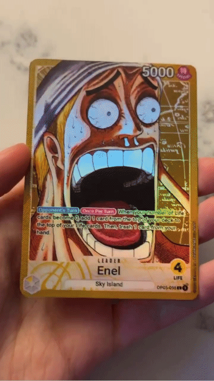 OP05 Custom Enel Leader Card | OPTCG
