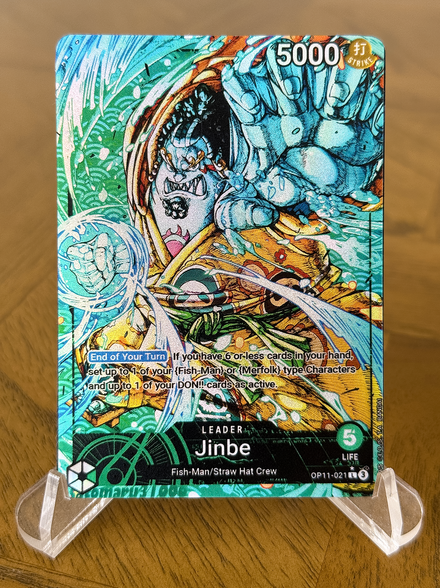 OP11 Custom Jinbe Leader - Full Art
