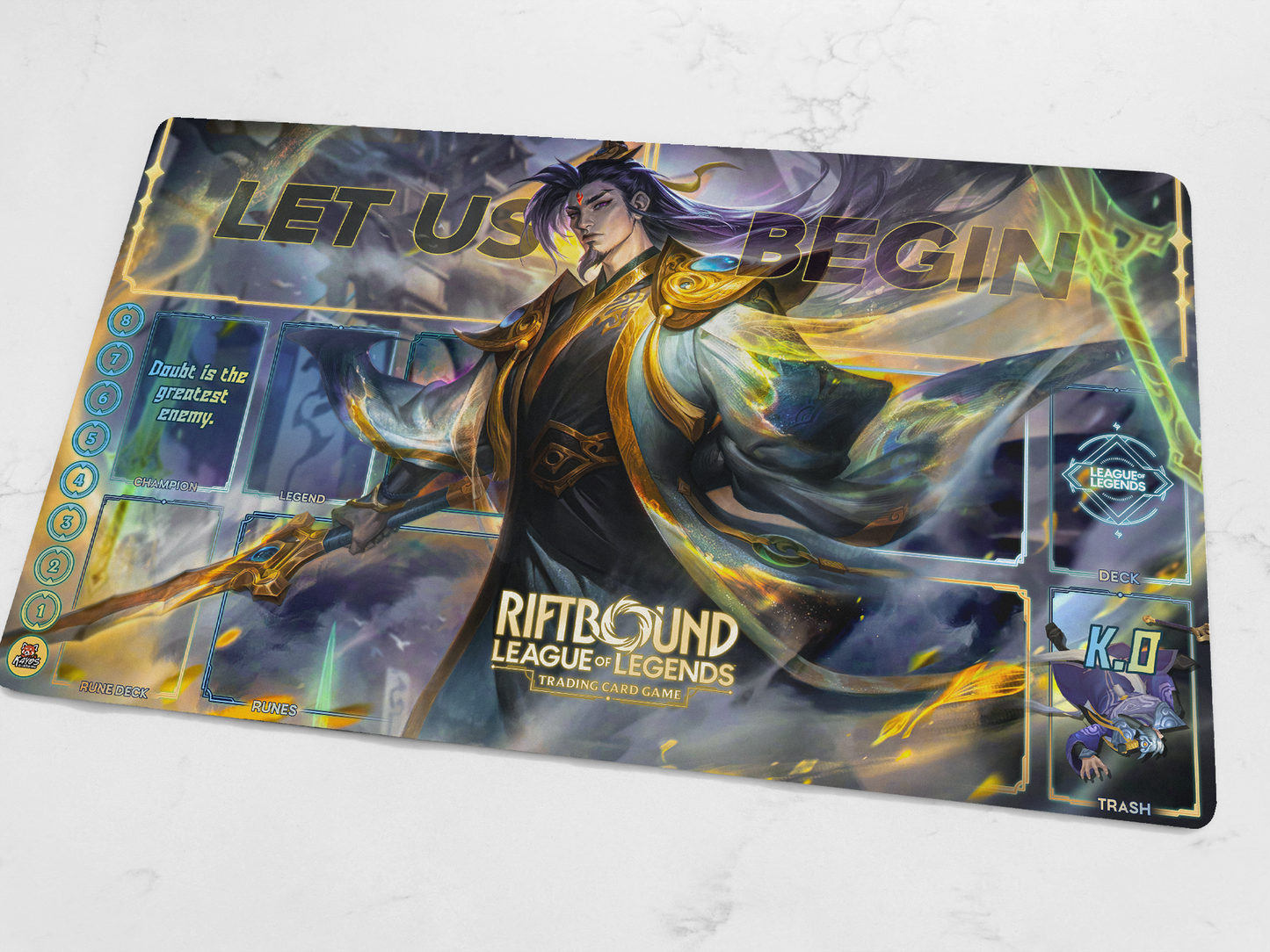 Custom Riftbound Master Yi Playmat