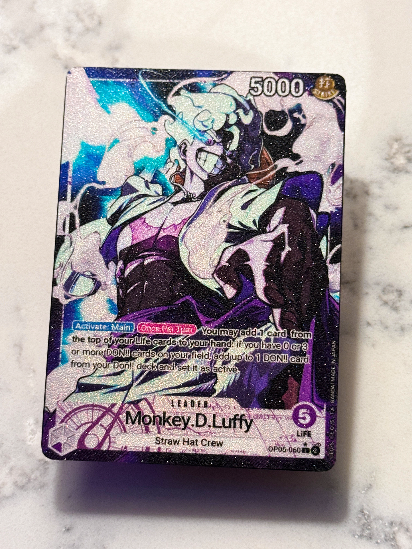 OP05 Custom Luffy Leader Card | OPTCG