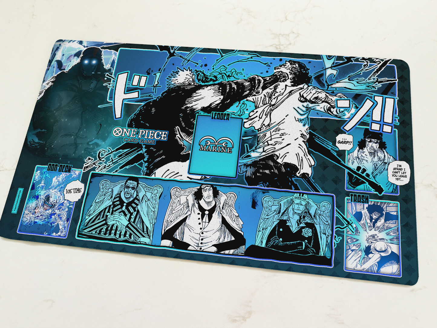 Custom Blue Kuzan Playmat
