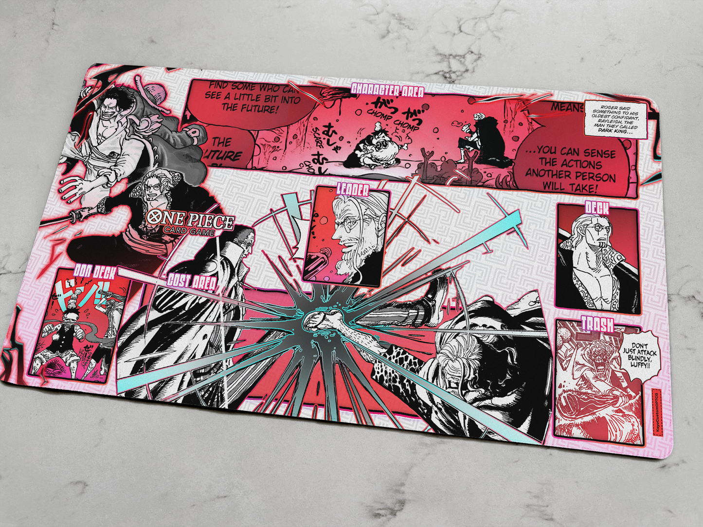 Custom Rayleigh Playmat OPTCG