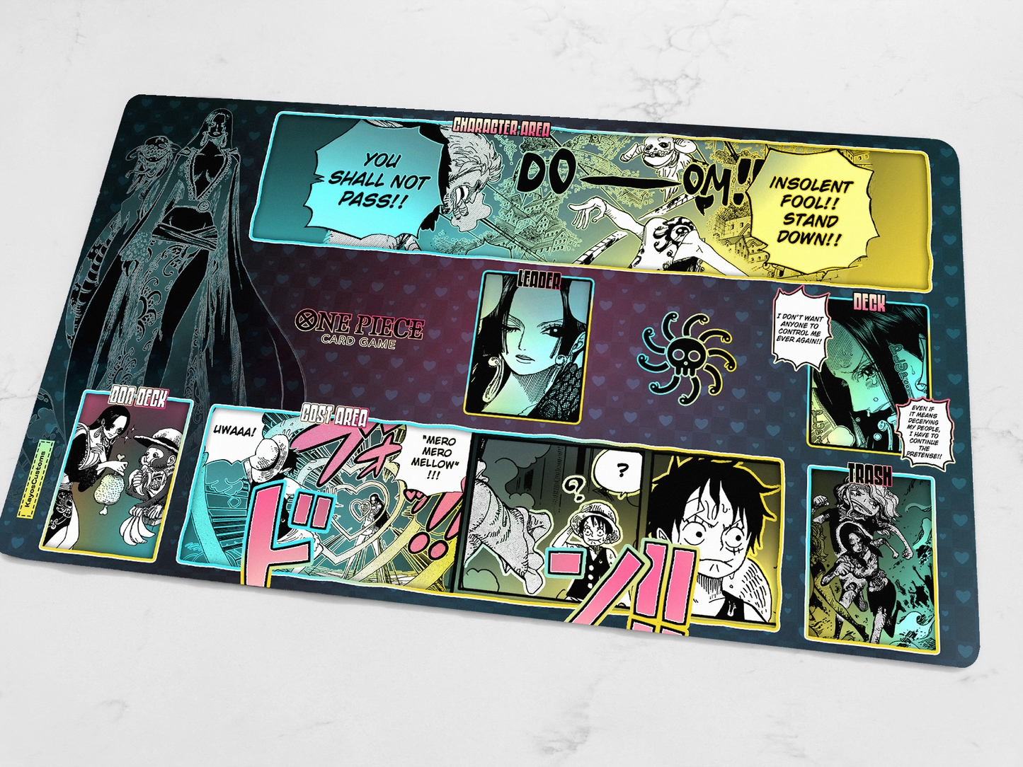 Custom OP14 UY Boa Playmat