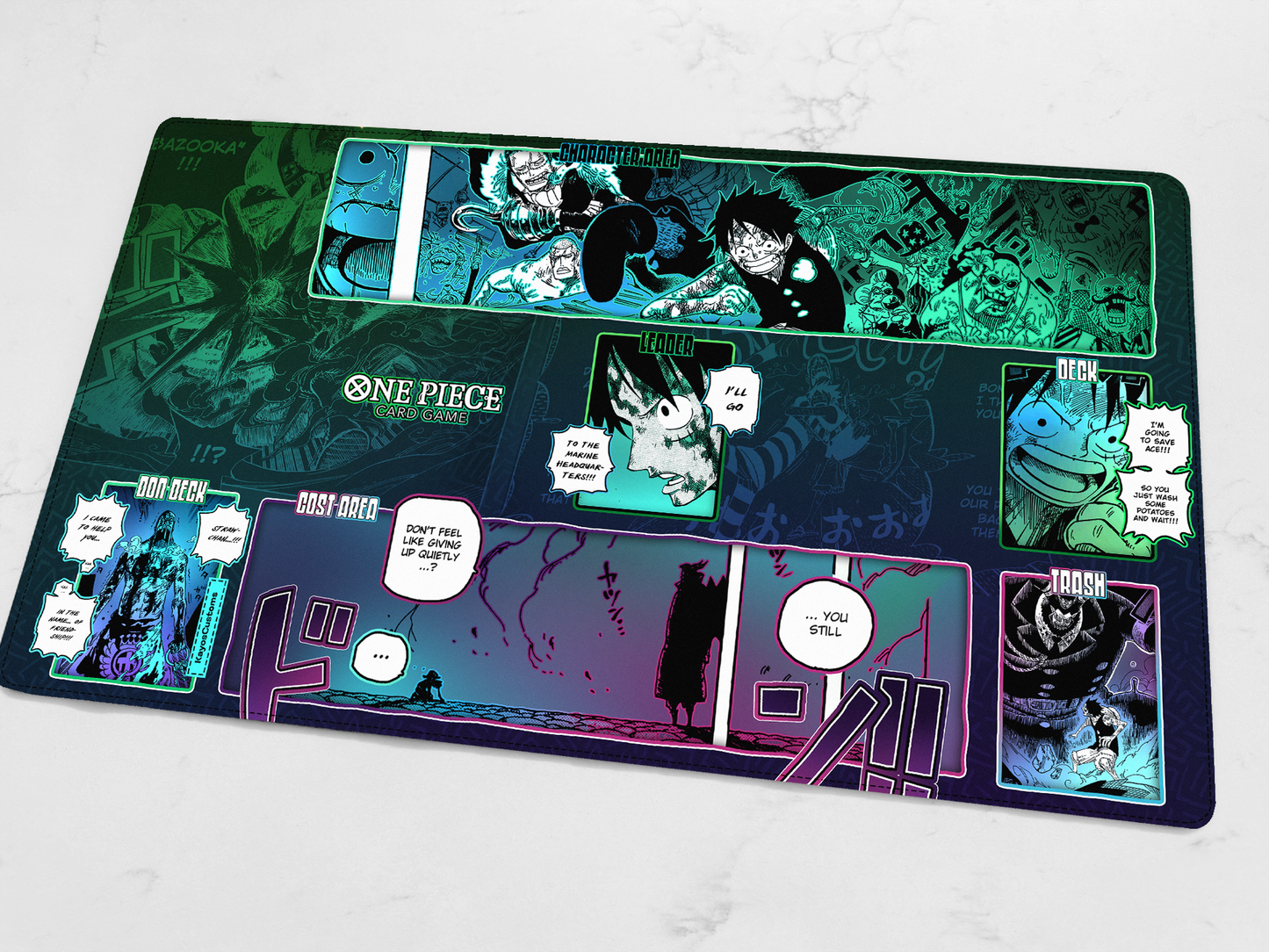 Custom OP16 UG Luffy Playmat