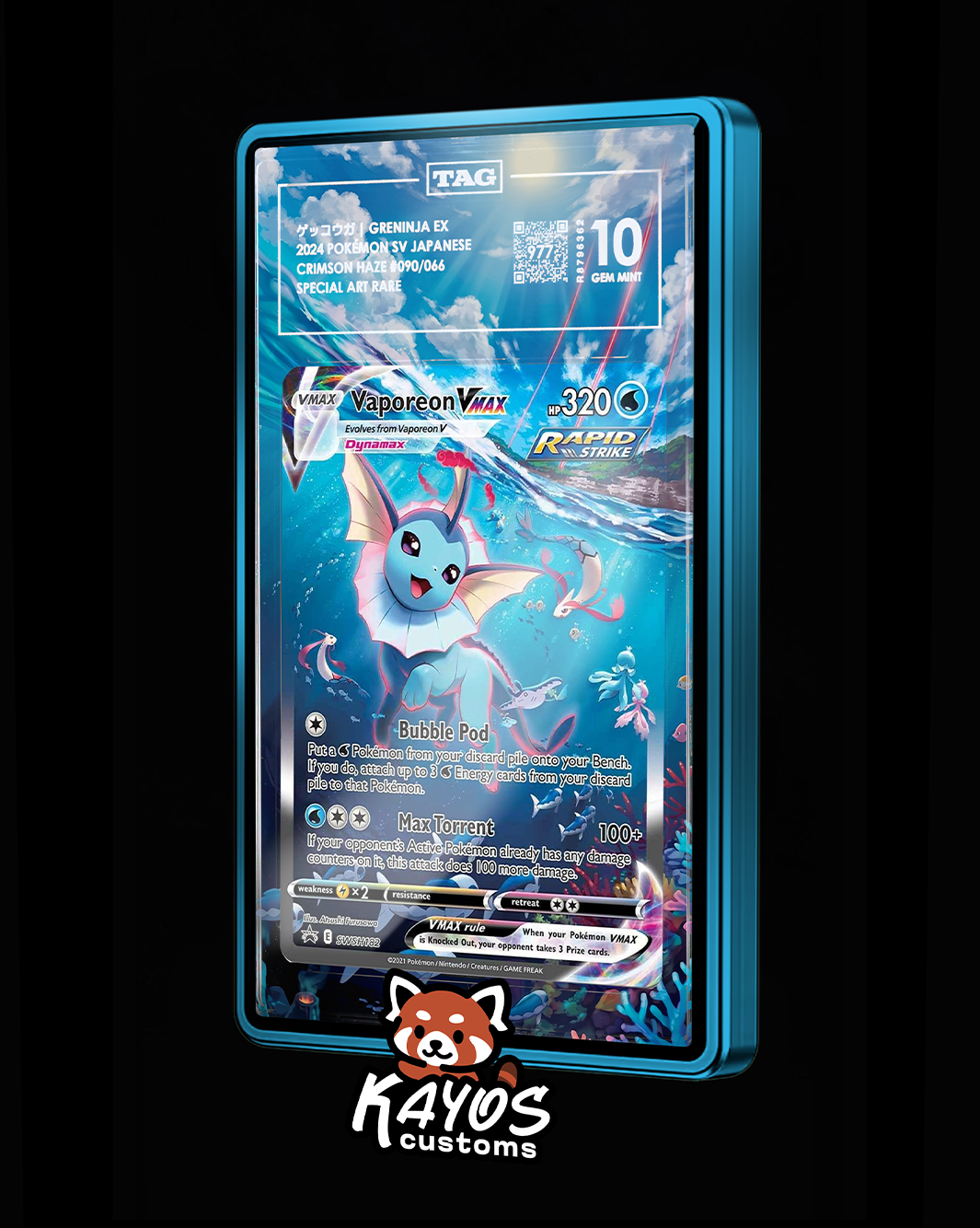 Extended Art - Vaporeon VMAX SWSH182 Promo