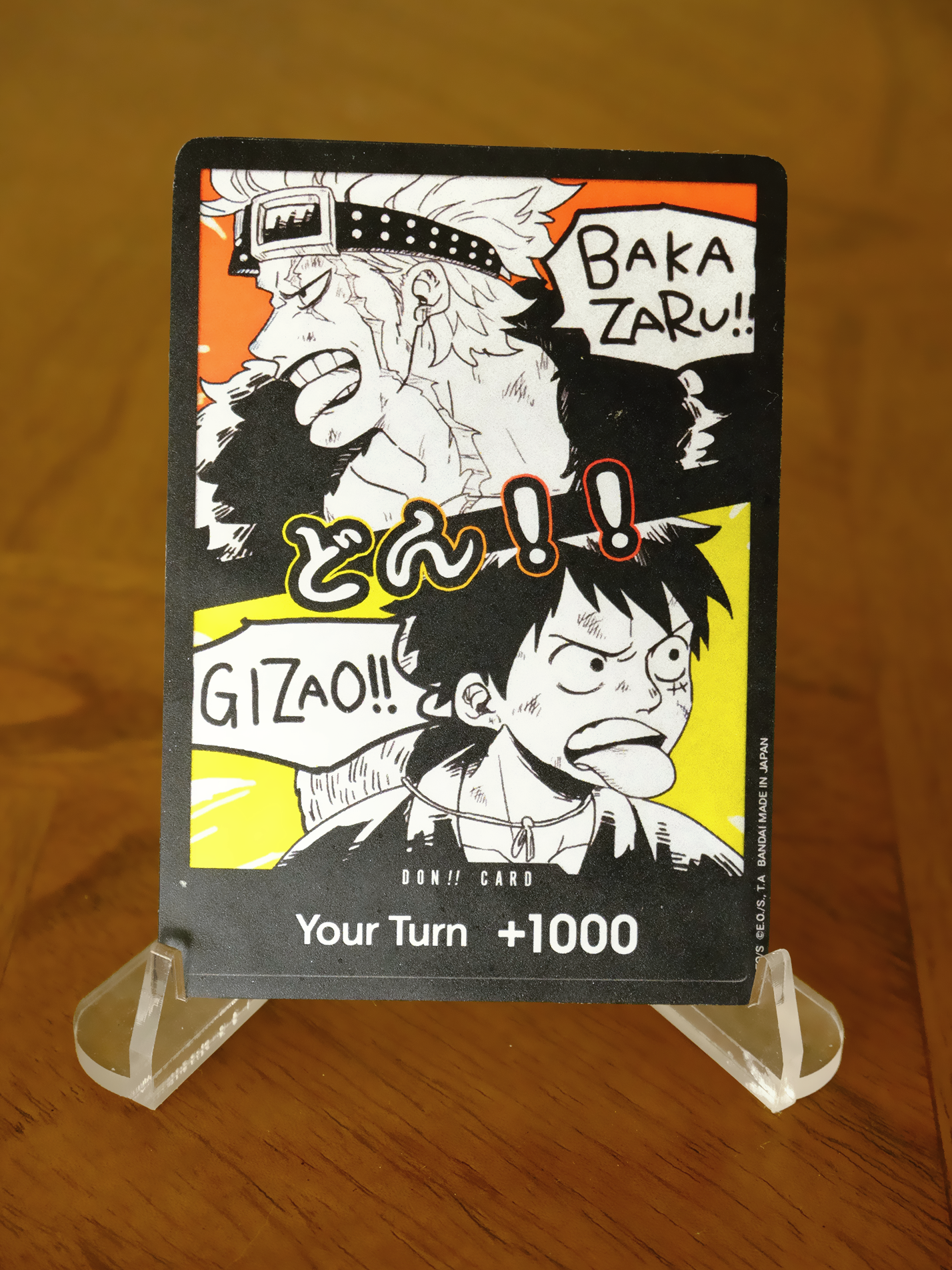 Luffy and Kid Baka Don Card