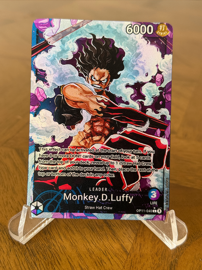 OP11 Custom Blue Purple Luffy