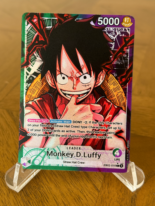 EB02 Custom Green Purple Luffy