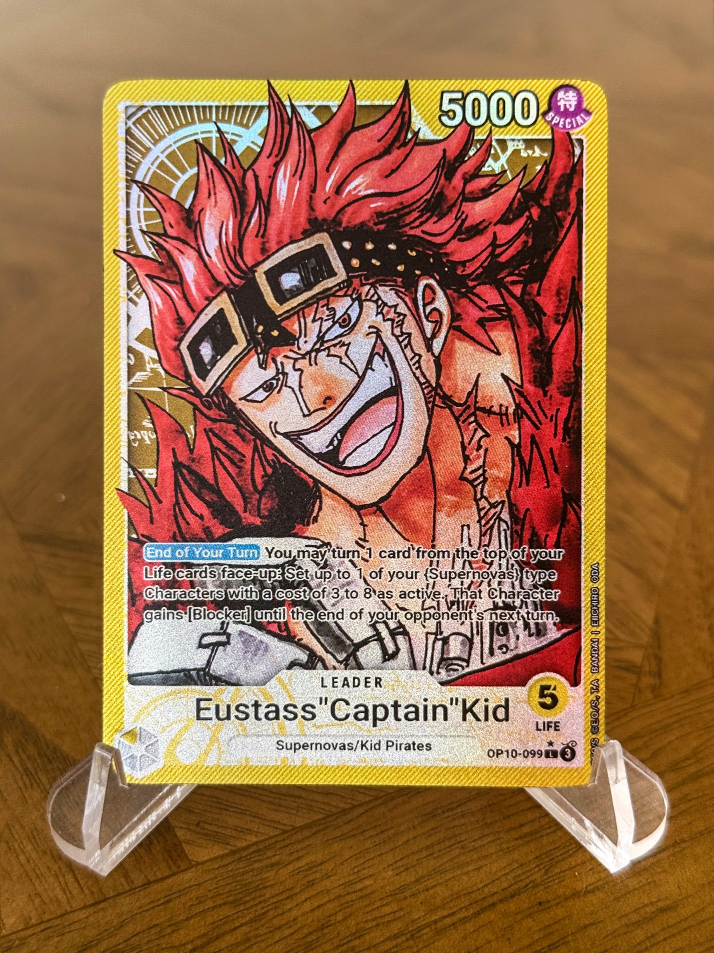 OP10 Custom Eustass Kid Manga Style Leader