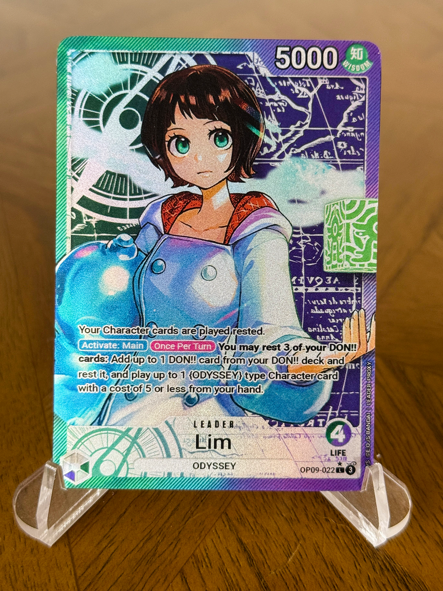 OP09 Custom Lim Leader Card