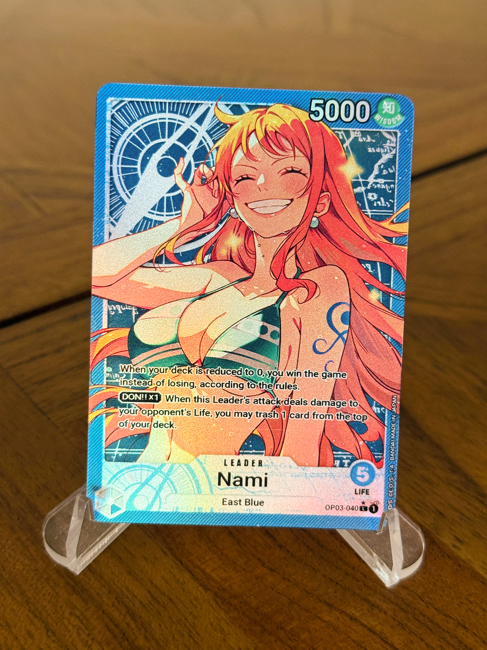 OP03 Custom Nami Leader Card – KayosCustoms