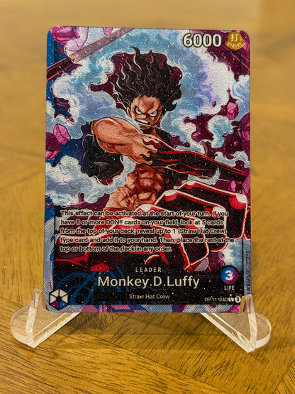 OP11 Custom Blue Purple Luffy