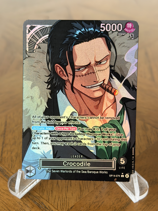 OP14 - Crocodile Custom Leader Card