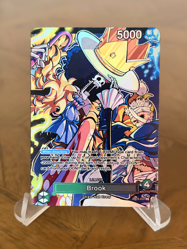 OP15 - Brook The Undead Custom Leader Card