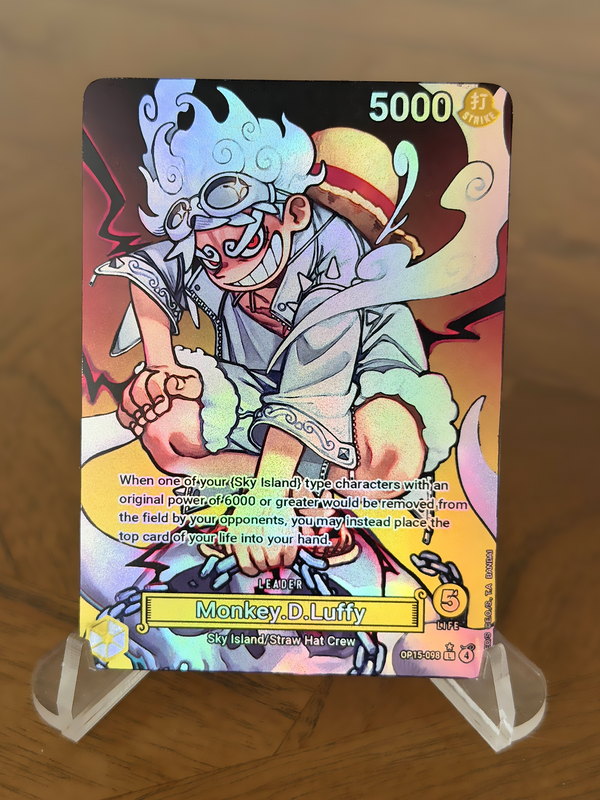 OP15 - Punk Nika Luffy Leader Card