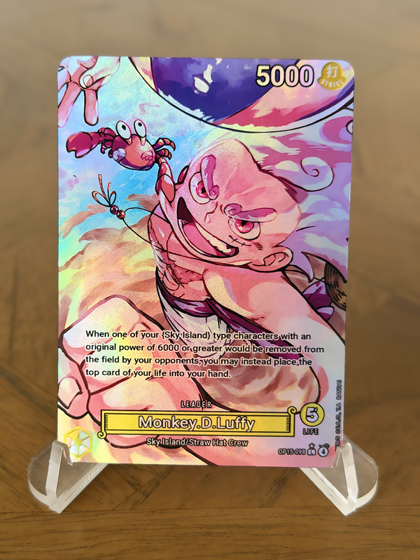 OP15 - Beach Nika Luffy Leader Card