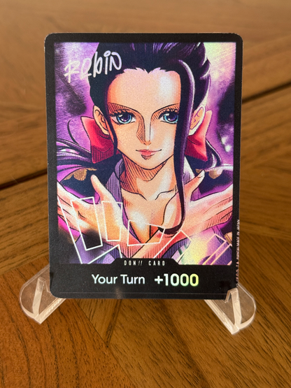 Straw Hat Don Card and Don Set