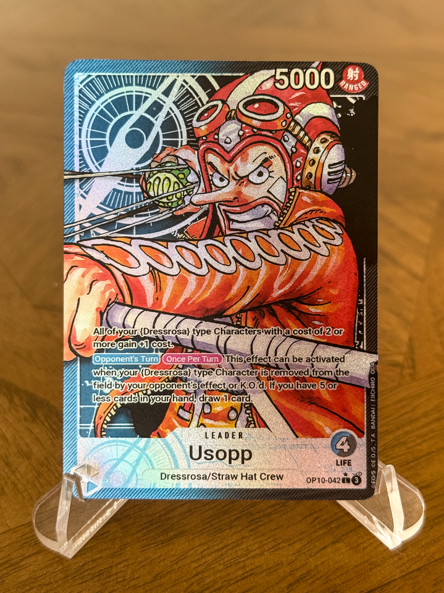 OP10 Custom Usopp Manga Style Leader