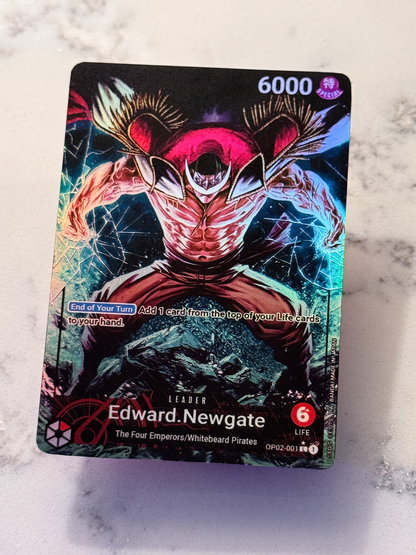 OP02 Custom Edward Newgate/Whitebeard Leader Card | OPTCG