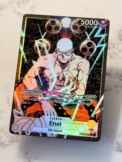 OP05 Custom Enel Leader Card (B) | OPTCG