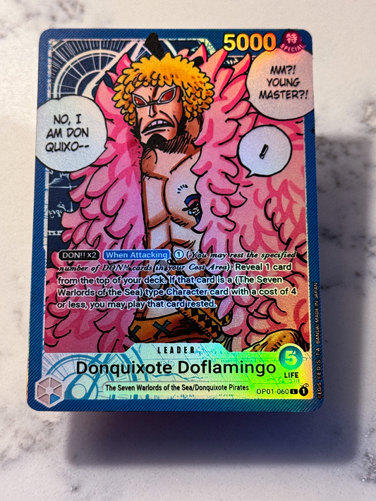 OP01 Custom (not) Donquixote Doflamingo Leader Card | OPTCG