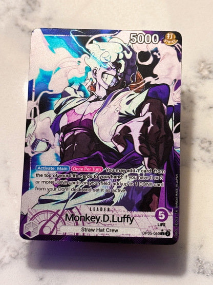 OP05 Custom Luffy Leader Card | OPTCG