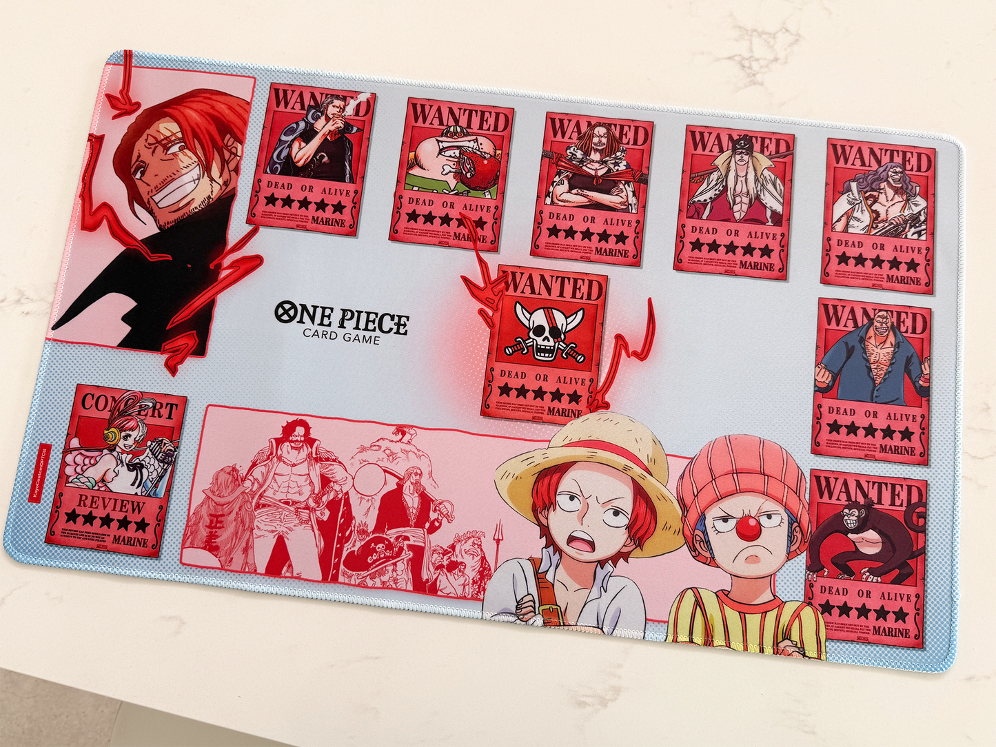 Shanks Red Haired Pirates Custom Playmat