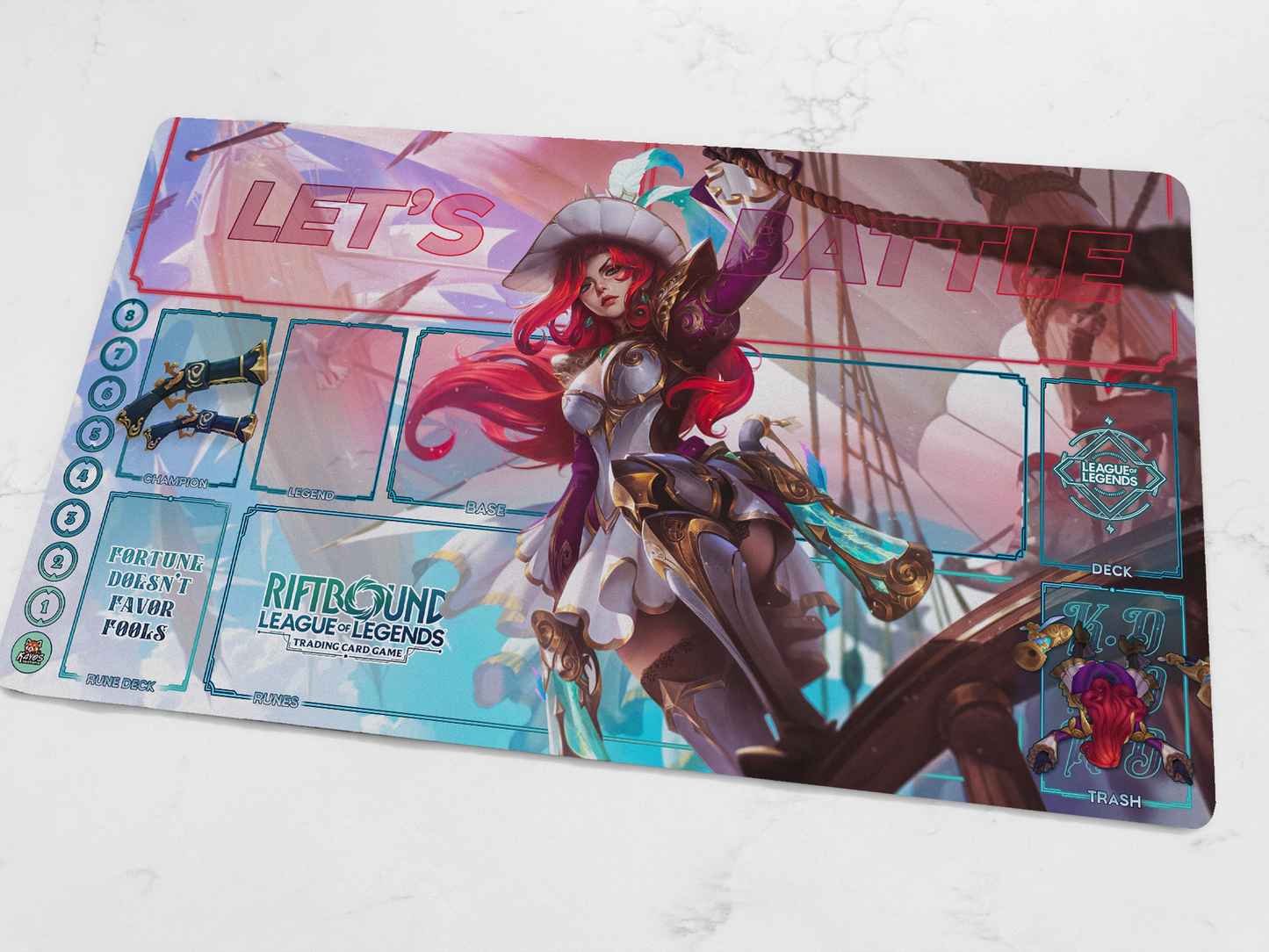 Custom Miss Fortune Riftbound Playmat