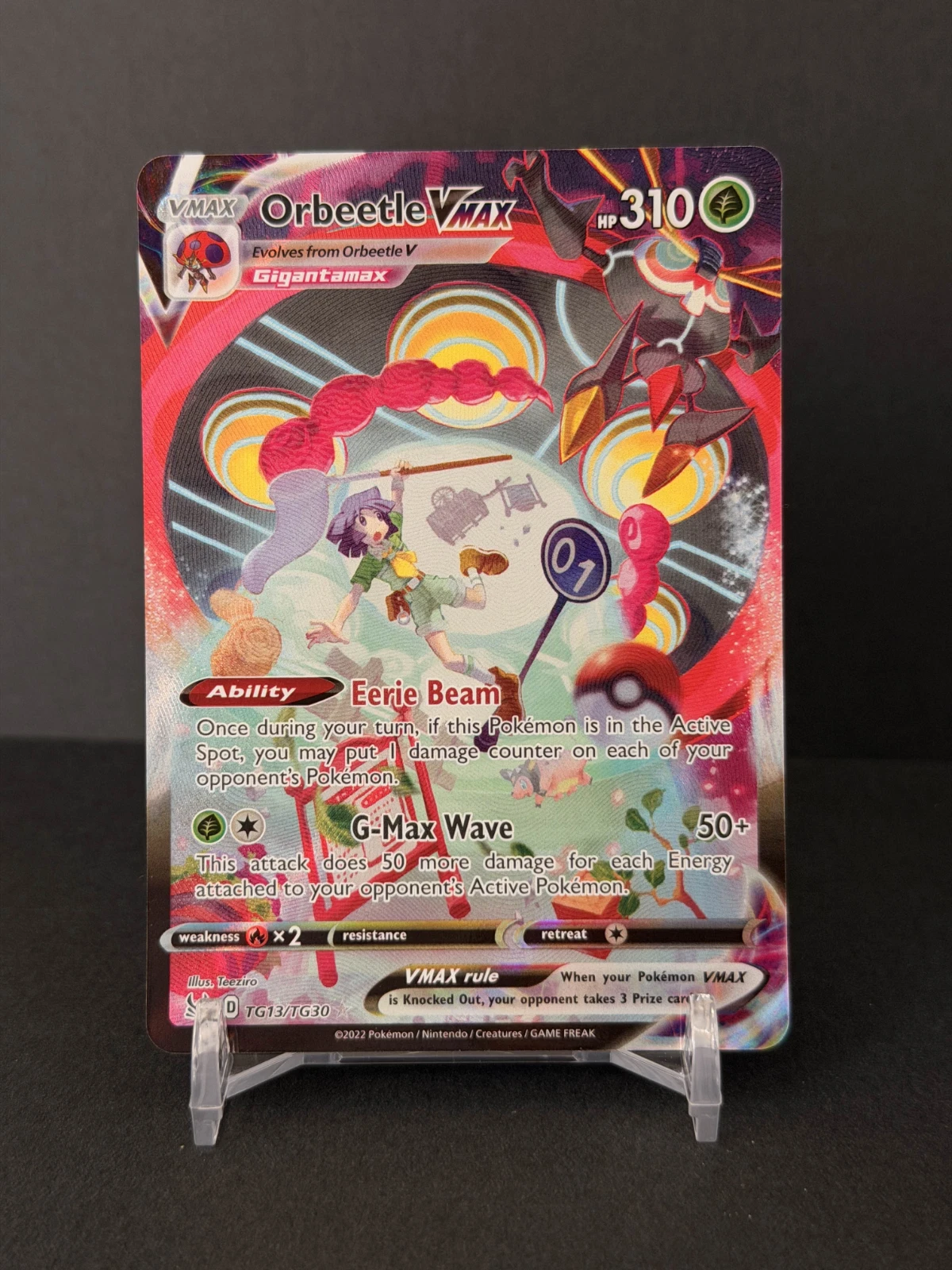 Pokemon Orbeetle VMAX TG13/TG30 Lost Origin