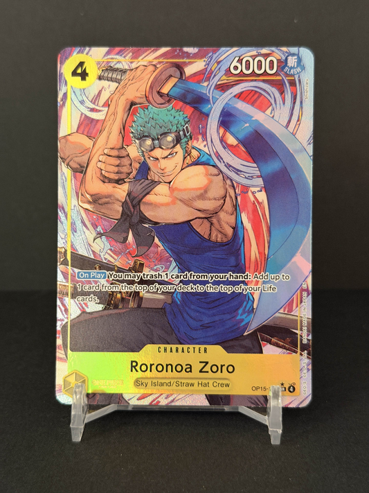 One Piece Zoro OP15-113 SR AA