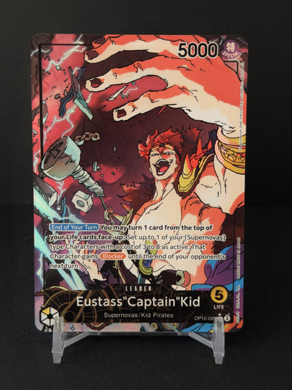 One Piece Eustass Captain Kid OP10-099 Leader AA