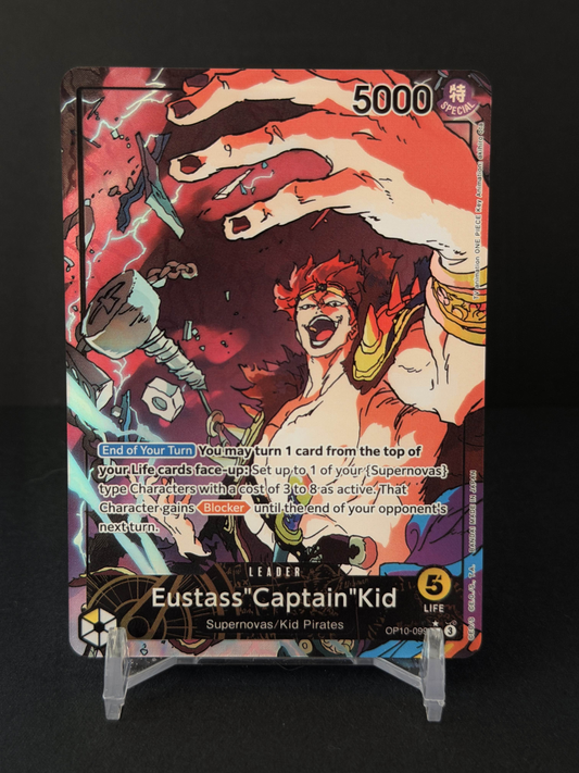 One Piece Eustass Captain Kid OP10-099 Leader AA