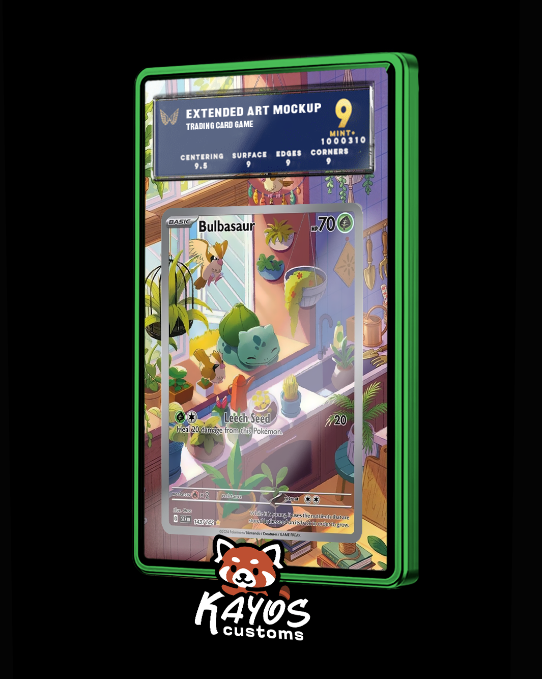 Extended Art - Window Bulbasaur 143