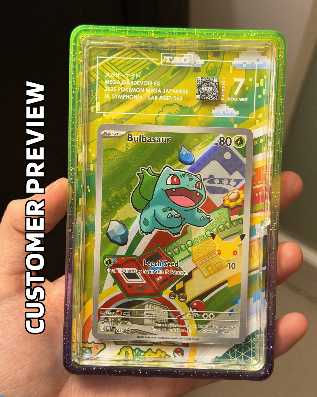 Extended Art - Bulbasaur 001 / 30th Promo