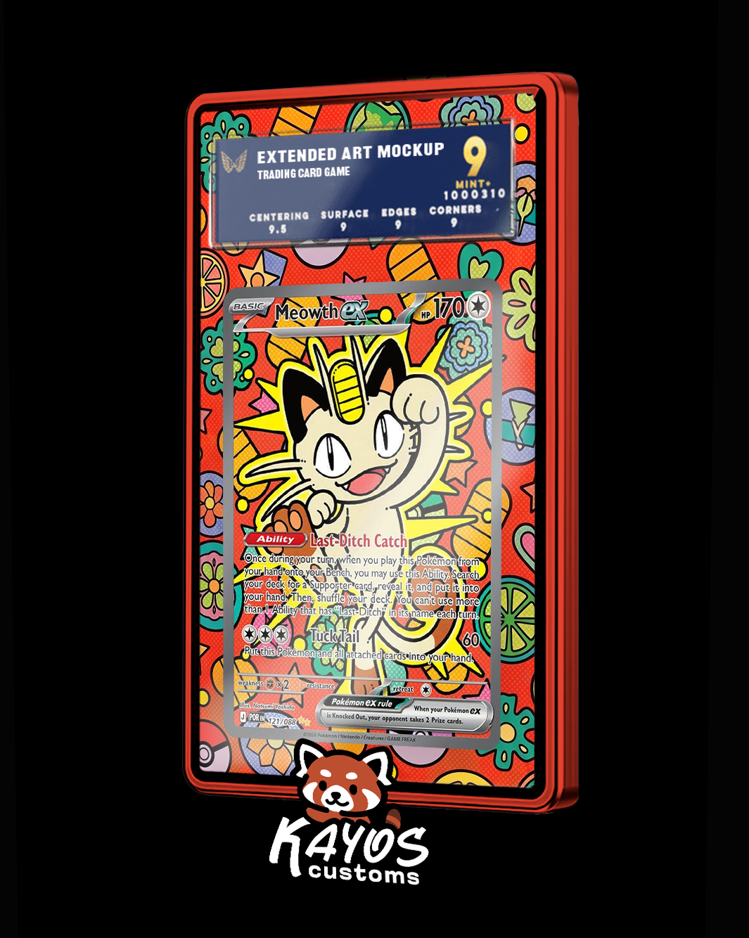 Extended Art - Meowth EX SIR 121