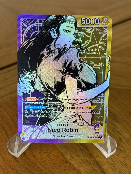 OP09 Custom Nico Robin Leader Card