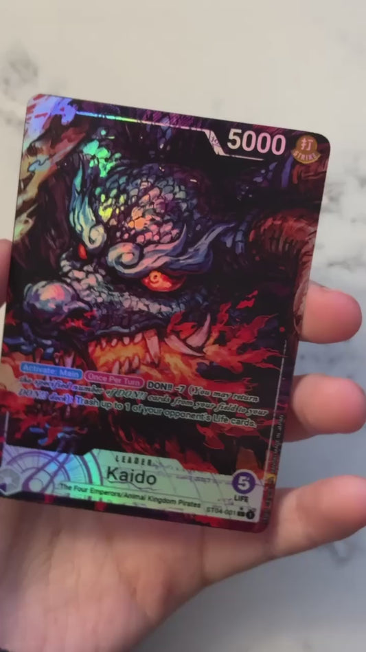 Custom ST04 Kaido Leader Card | OPTCG