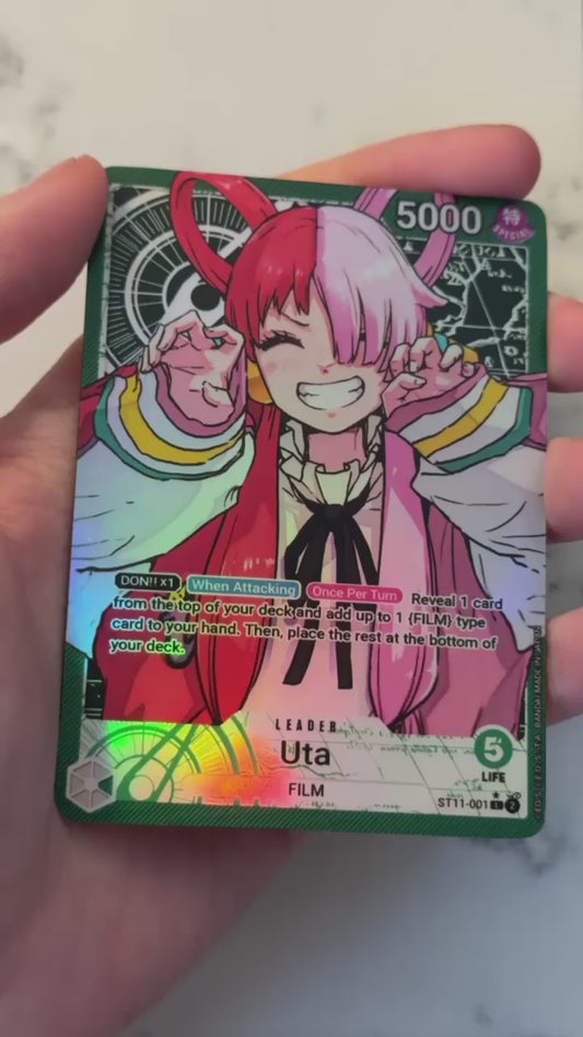 Custom ST11 Uta Leader Card | OPTCG