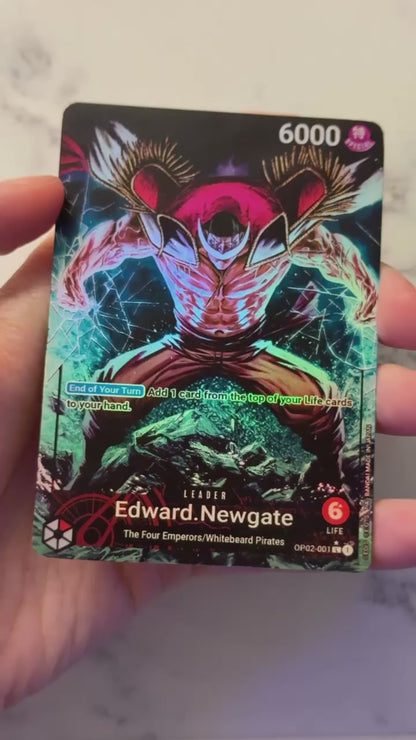 OP02 Custom Edward Newgate/Whitebeard Leader Card | OPTCG
