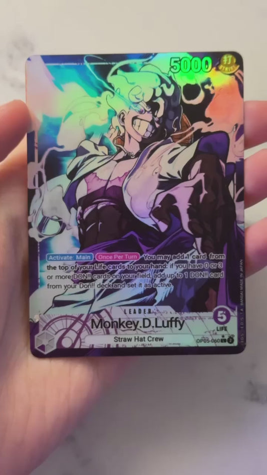 OP05 Custom Luffy Leader Card | OPTCG
