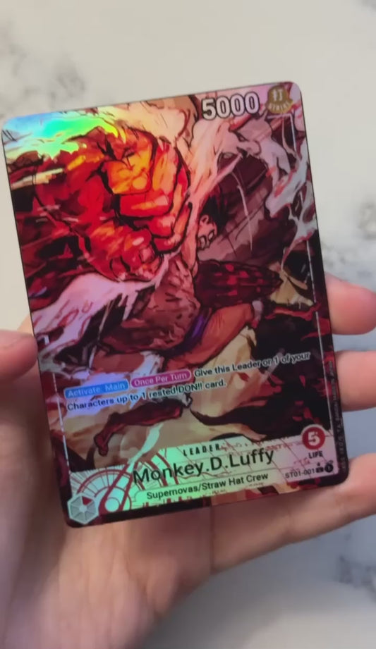 Custom ST01 Luffy Leader Card | OPTCG