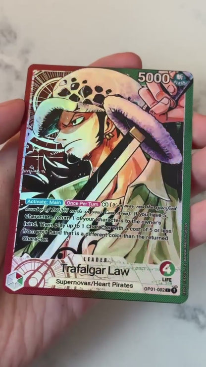 OP01 Custom RG Trafalgar Law Leader Card | OPTCG